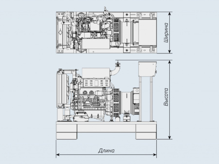 Дизельный генератор Yanmar YH 440 DTLA-5R